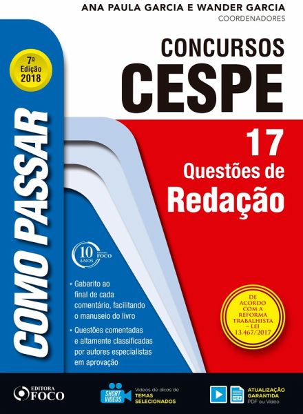 Como passar em concursos CESPE: redação (eBook, ePUB)