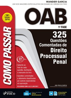 Como passar na OAB 1ª Fase: direito processual penal (eBook, ePUB) - Garcia, Wander; Garcia, Ana Paula