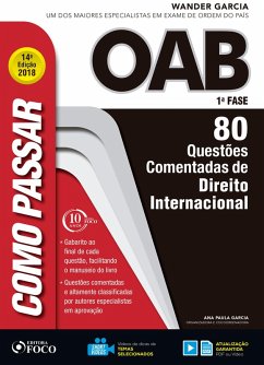 Como passar na OAB 1ª Fase: direito internacional (eBook, ePUB) - Garcia, Wander; Garcia, Ana Paula