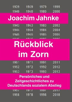 Rückblick im Zorn - Jahnke, Joachim