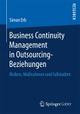 Business Continuity Management in Outsourcing-Beziehungen (eBook, PDF)