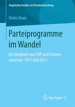 Parteiprogramme im Wandel (eBook, PDF) - Anan, Deniz