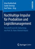Nachhaltige Impulse für Produktion und Logistikmanagement (eBook, PDF)