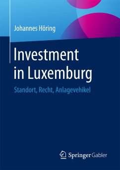 Investment in Luxemburg (eBook, PDF) - Höring, Johannes