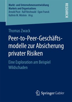 Peer-to-Peer-Geschäftsmodelle zur Absicherung privater Risiken (eBook, PDF) - Zwack, Thomas