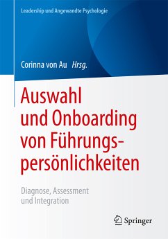Auswahl und Onboarding von Führungspersönlichkeiten (eBook, PDF)