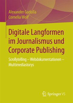 Digitale Langformen im Journalismus und Corporate Publishing (eBook, PDF) - Godulla, Alexander; Wolf, Cornelia