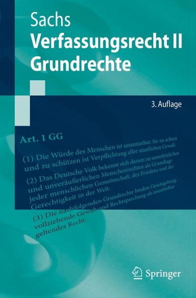 Verfassungsrecht II - Grundrechte (eBook, PDF) Verfassungsrecht II - Grundrechte (eBook, PDF)