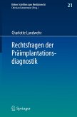 Rechtsfragen der Präimplantationsdiagnostik (eBook, PDF)