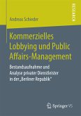 Kommerzielles Lobbying und Public Affairs-Management (eBook, PDF)