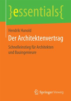 Der Architektenvertrag (eBook, PDF) - Hunold, Hendrik