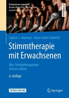 Stimmtherapie mit Erwachsenen (eBook, PDF) - Hammer, Sabine S.; Teufel-Dietrich, Anna