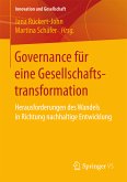 Governance für eine Gesellschaftstransformation (eBook, PDF)