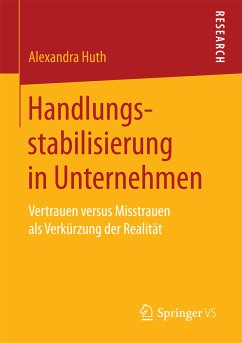 Handlungsstabilisierung in Unternehmen (eBook, PDF) - Huth, Alexandra