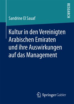 Kultur in den Vereinigten Arabischen Emiraten und ihre Auswirkungen auf das Management (eBook, PDF) - Sauaf, Sandrine El