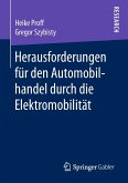 Herausforderungen für den Automobilhandel durch die Elektromobilität (eBook, PDF)