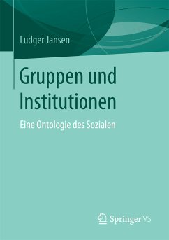Gruppen und Institutionen (eBook, PDF) - Jansen, Ludger