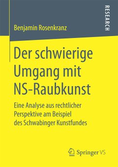 Der schwierige Umgang mit NS-Raubkunst (eBook, PDF) - Rosenkranz, Benjamin