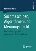 Suchmaschinen, Algorithmen und Meinungsmacht (eBook, PDF)