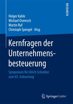 Kernfragen der Unternehmensbesteuerung (eBook, PDF)