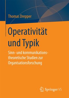 Operativität und Typik (eBook, PDF) - Drepper, Thomas