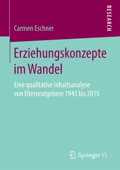 Erziehungskonzepte im Wandel (eBook, PDF) - Eschner, Carmen