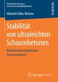 Stabilität von ultraleichten Schaumbetonen (eBook, PDF)