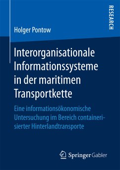 Interorganisationale Informationssysteme in der maritimen Transportkette (eBook, PDF) - Pontow, Holger