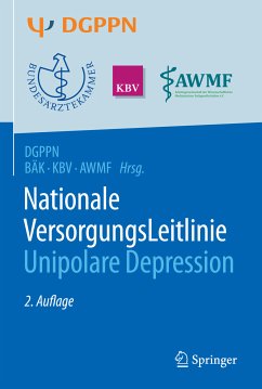 S3-Leitlinie/Nationale VersorgungsLeitlinie Unipolare Depression (eBook, PDF)