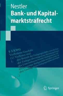 Bank- und Kapitalmarktstrafrecht (eBook, PDF) - Nestler, Nina