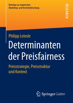 Determinanten der Preisfairness (eBook, PDF) - Leinsle, Philipp