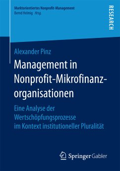 Management in Nonprofit-Mikrofinanzorganisationen (eBook, PDF) - Pinz, Alexander