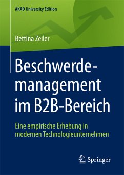 Beschwerdemanagement im B2B-Bereich (eBook, PDF) - Zeiler, Bettina