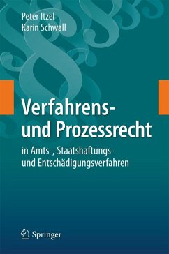 Cover Verfahrens- und Prozessrecht in Amts-, Staatshaftungs- und Entschädigungsverfahren (eBook, PDF)