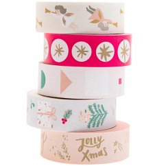 Tape Set, Jolly Christmas, Pastell