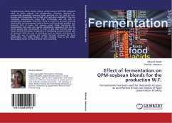 Effect of fermentation on QPM-soybean blends for the production W.F.