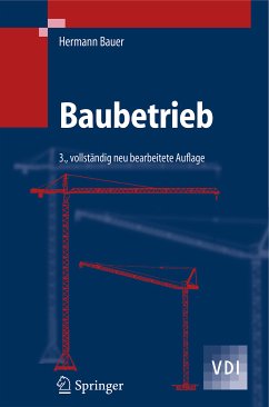 Baubetrieb (eBook, PDF) - Bauer, Hermann