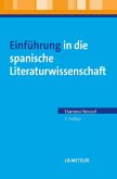Einführung in die spanische Literaturwissenschaft (eBook, PDF)