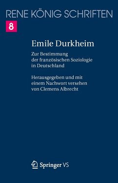 Emile Durkheim (eBook, PDF) - König, René