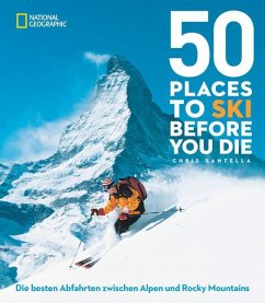 50 einmalige Orte zum Skifahren (Mängelexemplar) - Santella, Chris