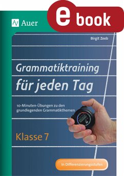 Grammatiktraining für jeden Tag Klasse 7 (eBook, PDF) - Zeeb, Birgit
