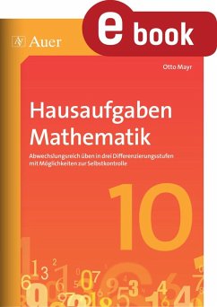 Hausaufgaben Mathematik Klasse 10 (eBook, PDF) - Mayr, Otto