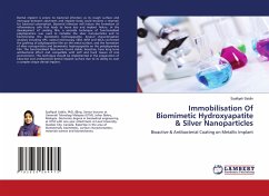 Immobilisation Of Biomimetic Hydroxyapatite & Silver Nanoparticles