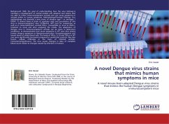 A novel Dengue virus strains that mimics human symptoms in mice