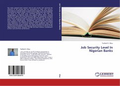 Cover Job Security Level In Nigerian Banks