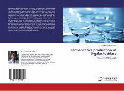 Fermentative production of ¿-galactosidase