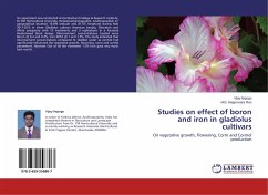 Studies on effect of boron and iron in gladiolus cultivars