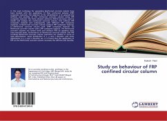 Study on behaviour of FRP confined circular column