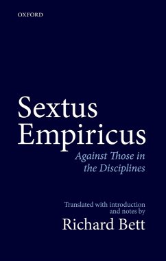 Sextus Empiricus: Against Those in the Disciplines (eBook, ePUB) - Bett, Richard