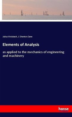 Elements of Analysis - Weisbach, Julius;Zane, J. Shenton